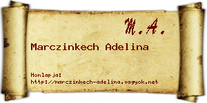 Marczinkech Adelina névjegykártya
